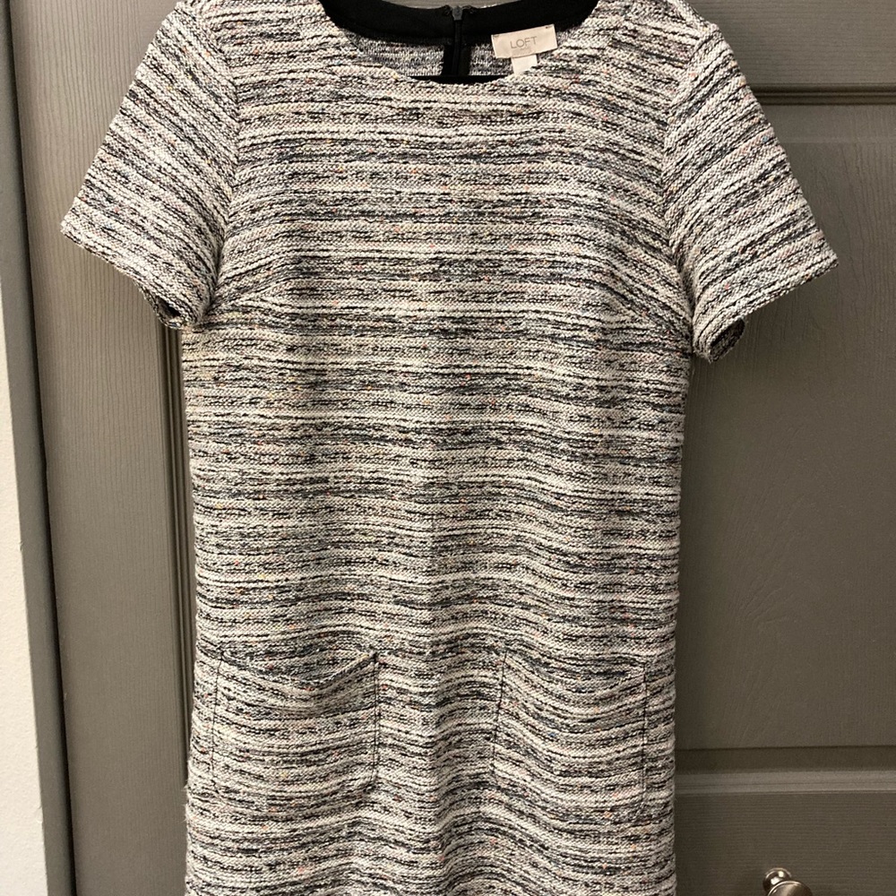 Loft dress - tweed - summer - A line-ish